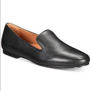 Gentle Souls Black Leather Loafers